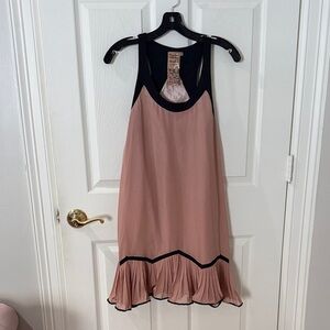 Bonjour Twelve by Twelve Black and Pink Dress medium